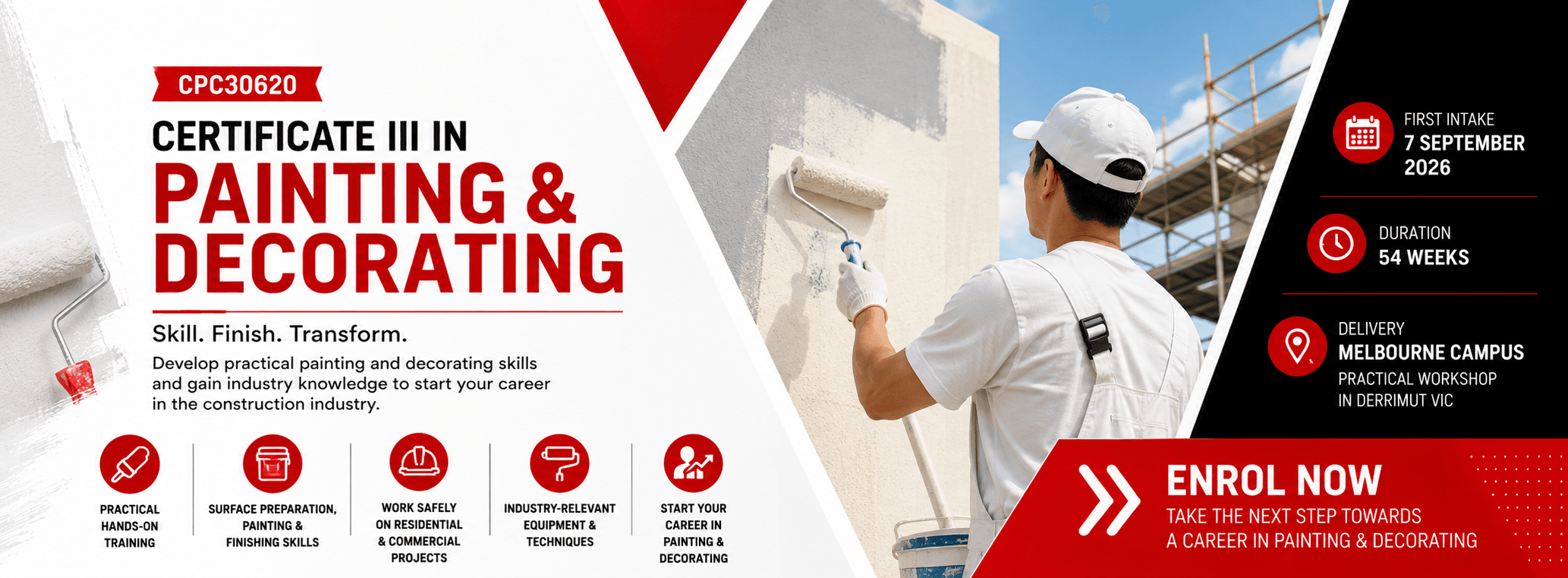 CPC30620 Certificate III in Painting & Decorating