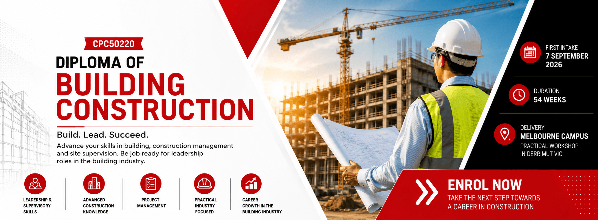 CPC50220 Diploma of Building and Construction (Building)